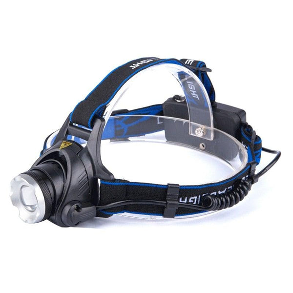 Rechargeable Adjustable 10000LM Led Headlamp Micro USB Charger Flashlight Head Lamp Portable Light Torch Flashlight For Night Work Camping Hiking  Walking