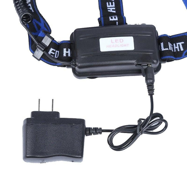 Rechargeable Adjustable 10000LM Led Headlamp Micro USB Charger Flashlight Head Lamp Portable Light Torch Flashlight For Night Work Camping Hiking  Walking
