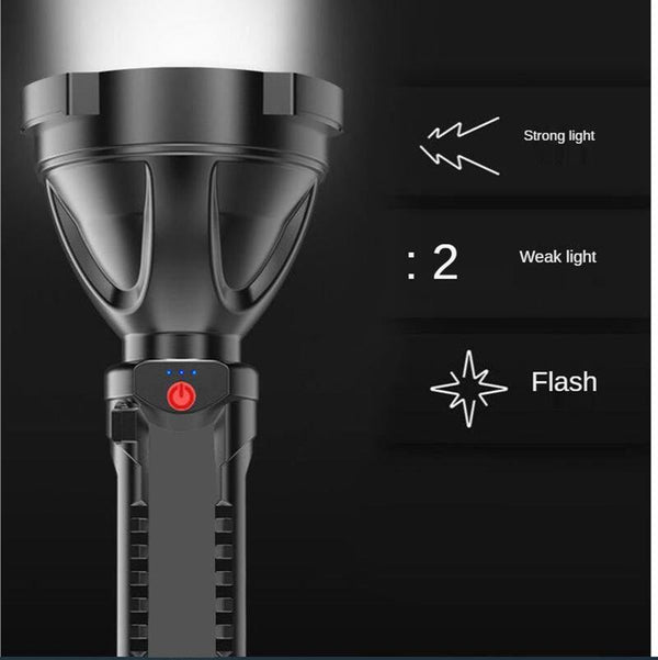 Rechargeable Adjustable USB LED Portable Rotary High Lumen Zoombale Super Strong Flashlight  Ultra-bright For Long-range  Outdoor  Camping Fishing Hiking Riding Walking Jogging Flashlight
