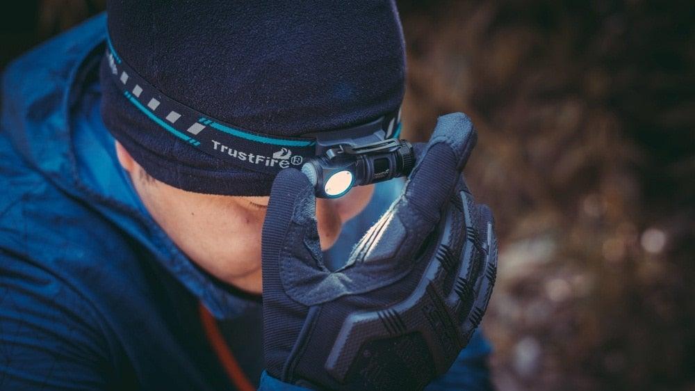 Rechargeable High Lumen Super Bright Powerful LED CREE XP-L HI  Flashlight Magnetic Water & Impact Resistant Handheld Flashlights  For Outdoor Camping Hiking Riding