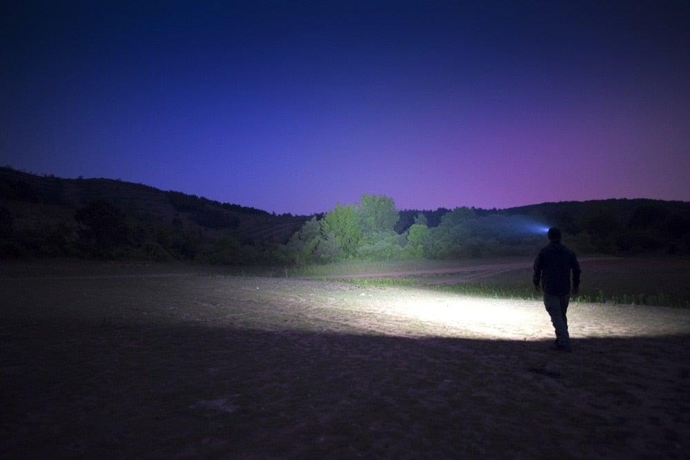 Rechargeable High Lumen Super Bright Powerful LED CREE XP-L HI  Flashlight Magnetic Water & Impact Resistant Handheld Flashlights  For Outdoor Camping Hiking Riding