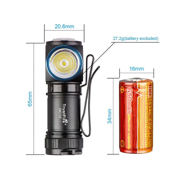 Rechargeable High Lumen Super Bright Powerful LED CREE XP-L HI  Flashlight Magnetic Water & Impact Resistant Handheld Flashlights  For Outdoor Camping Hiking Riding