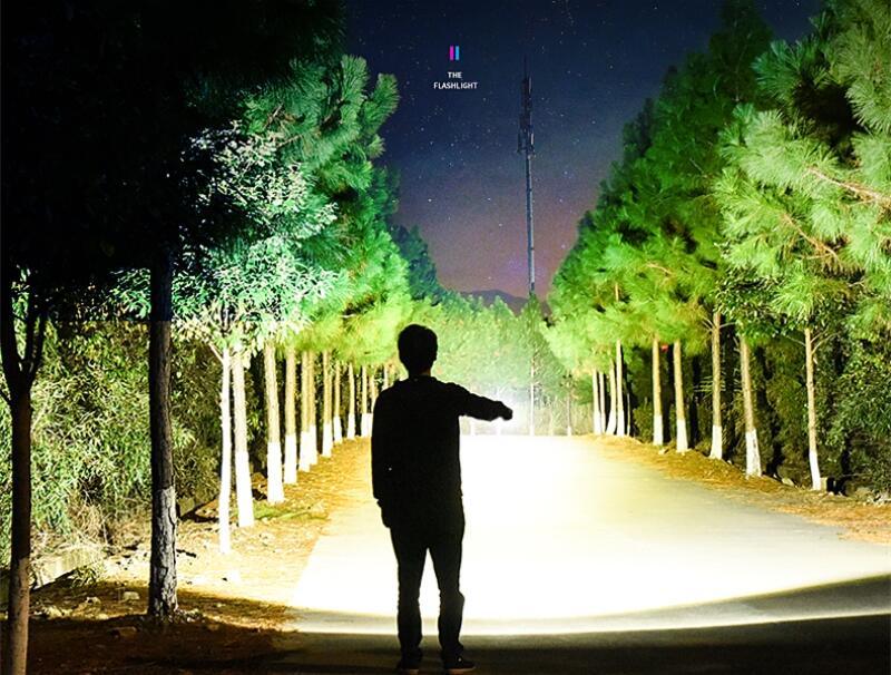 Rechargeable LED Flashlights Waterproof Hnadheld Super Bright High Lumens  Zoomable Powerful Lamp Bead Flashlight Torch For Outdoor & Indoor Camping Running Fishing Hiking Lamp