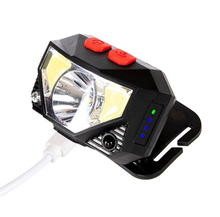 Rechargeable LED Powerfull Headlamp Flashlight USB Waterproof Headlamp Motion Body Sensor Headlight For Adults & Kids Camping Flashlight Outdoors Camping Running Biking Fishing