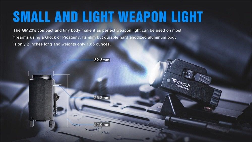 Rechargeable Spotlight Flashlight Waterproof  Adjustable High Lumen Super Bright USB LED Tactical Flashlight Gift Giving Torch Rail Mounted Flashlight For Outdoor Camping Hiking Fishing Jogging Walking