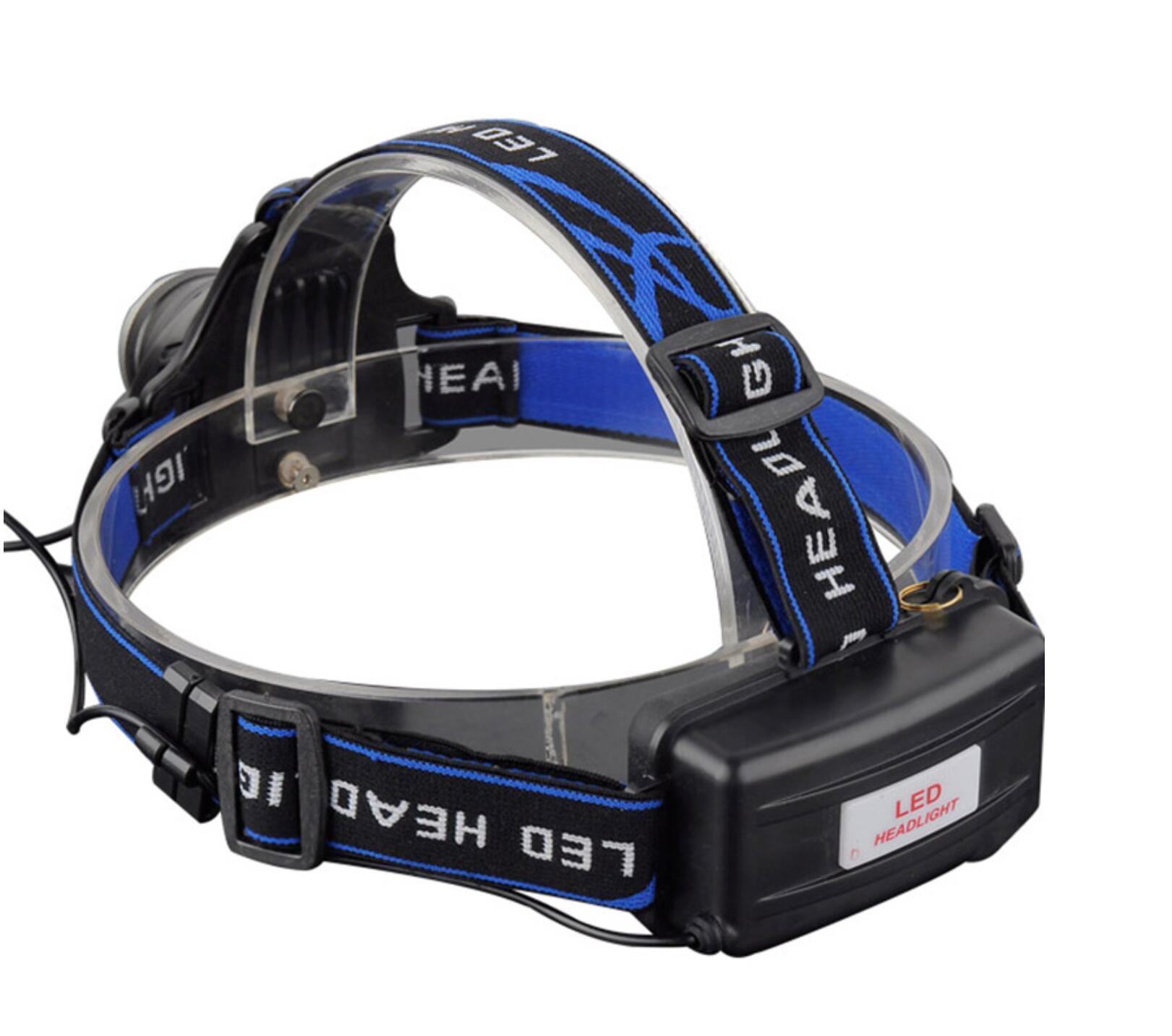 Rechargeable Ultra-bright High Lumen LED Headlamp Hands-Free USB Zoomable Headlight Waterproof  Super Bright Head Lights For Fishing Camping Hiking Riding JoggingTorch Flashlight