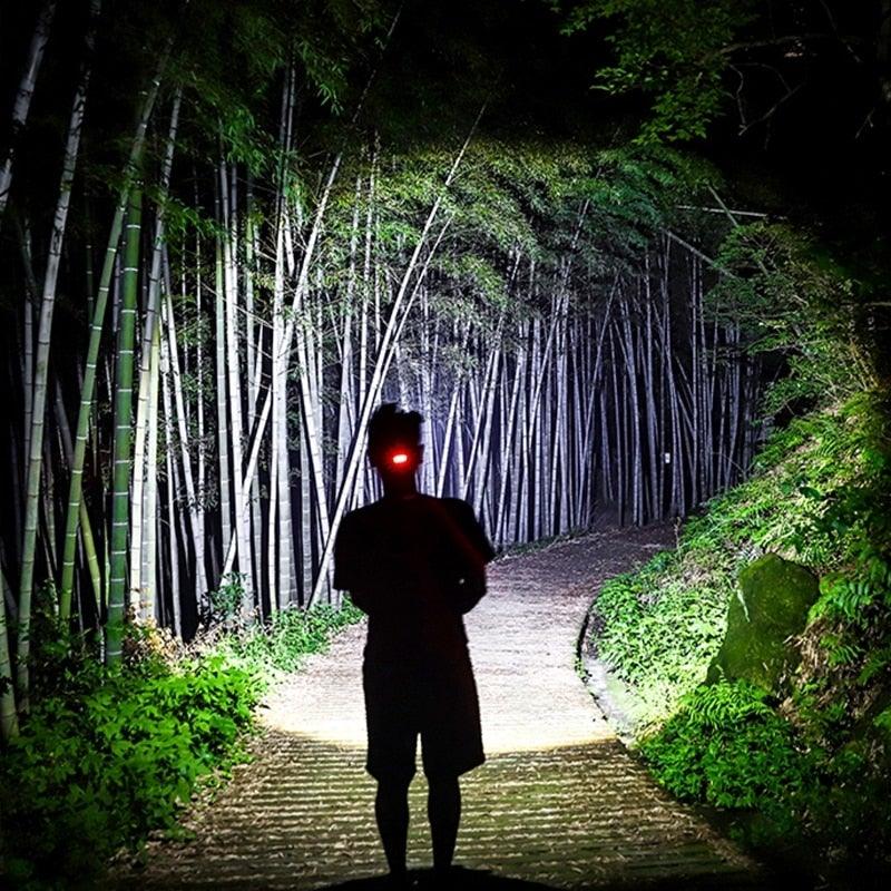 Rechargeable Usb Headlamp 500m Long Range Waterproof Headlight Lightweight Flashlight Hight Lumens Adjustable  Floodlight  For Outdoor Searchlight Hiking Camping Running Fishing Best Headlamps