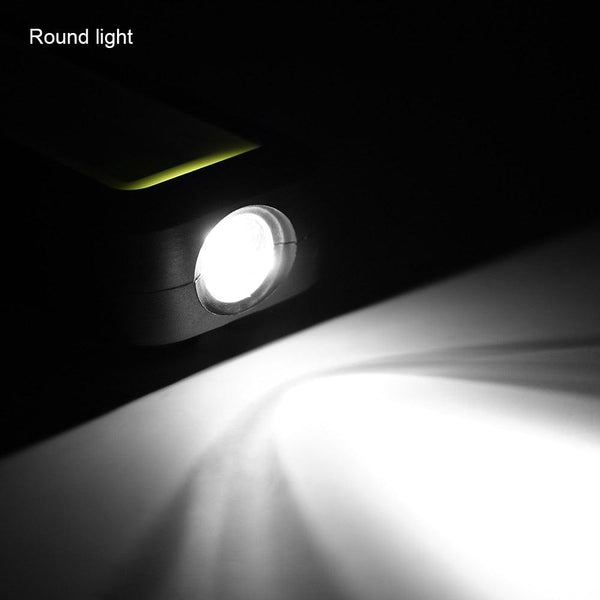 Rechargeable USB LED Work Lights Bright Flashlight and Work Light with Clip and Magnetic Base and Rotatable Clip  Magnetic Flashlight For Working Inspection Camping Car Repair Maintenance