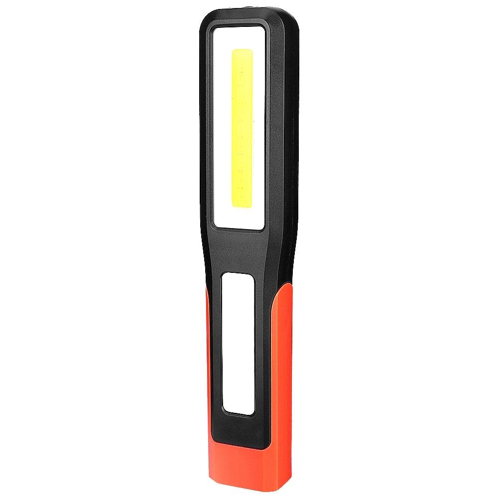 Rechargeable USB LED Work Lights Bright Flashlight and Work Light with Clip and Magnetic Base and Rotatable Clip  Magnetic Flashlight For Working Inspection Camping Car Repair Maintenance