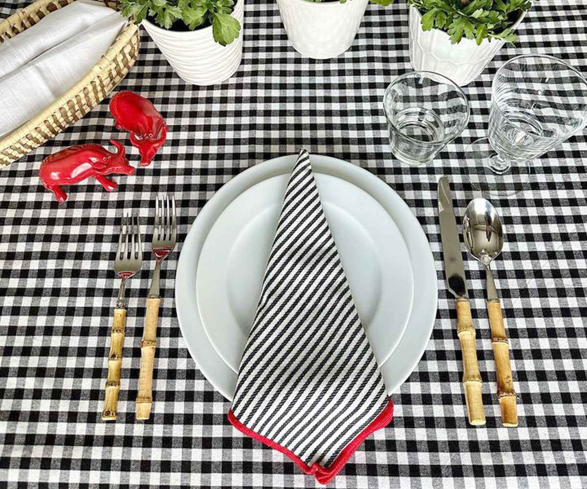 Gingham Tablecloth - Checkered Tablecloth