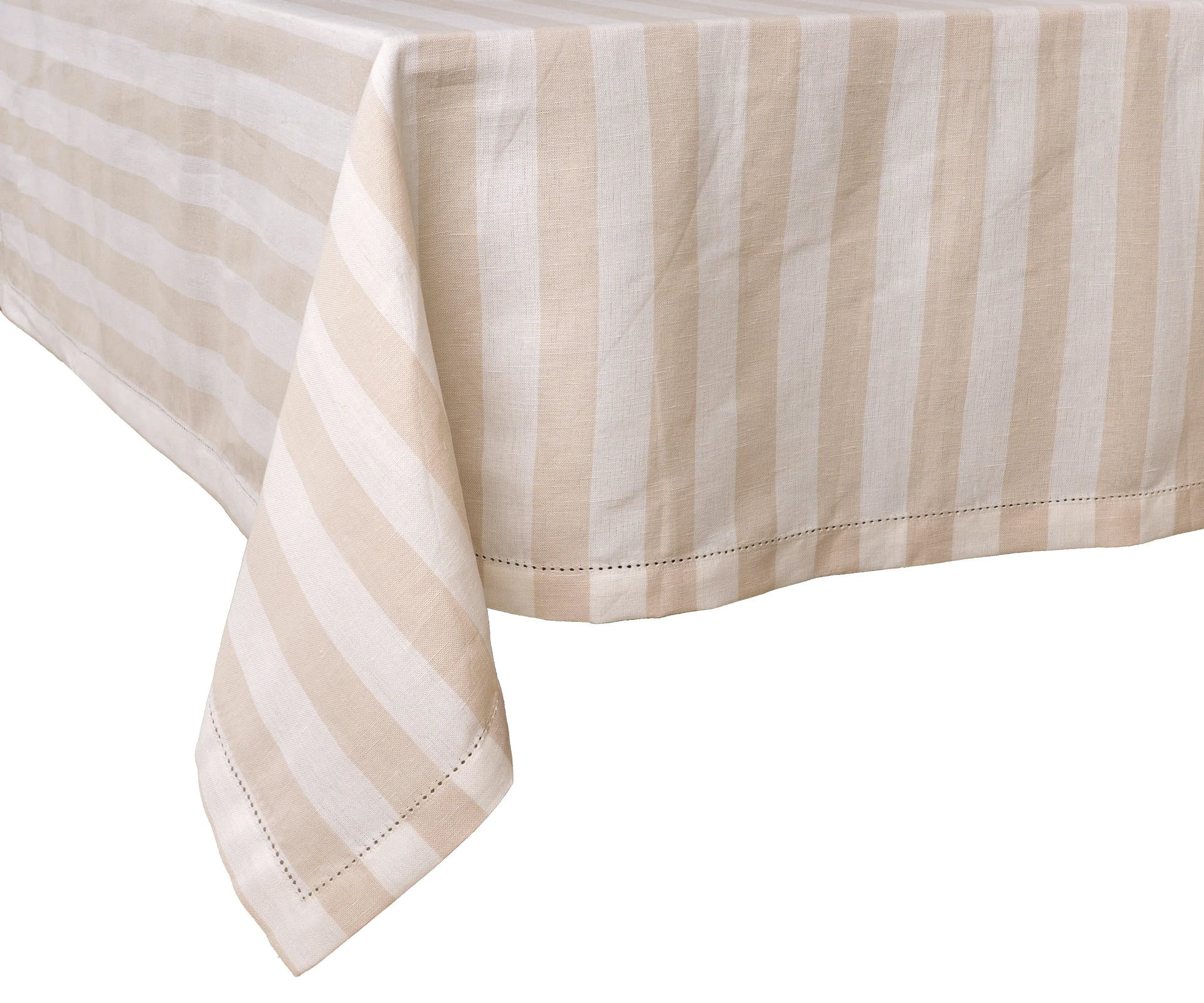 Striped Cotton Linen Tablecloth