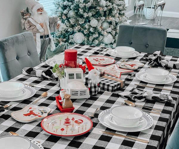 Black Cloth Tablecloth