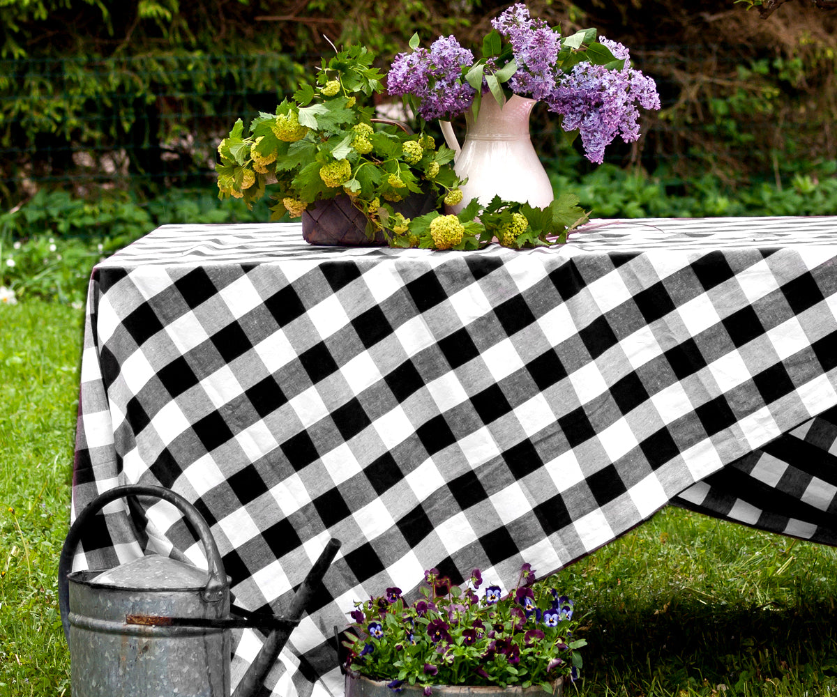 Black Cloth Tablecloth