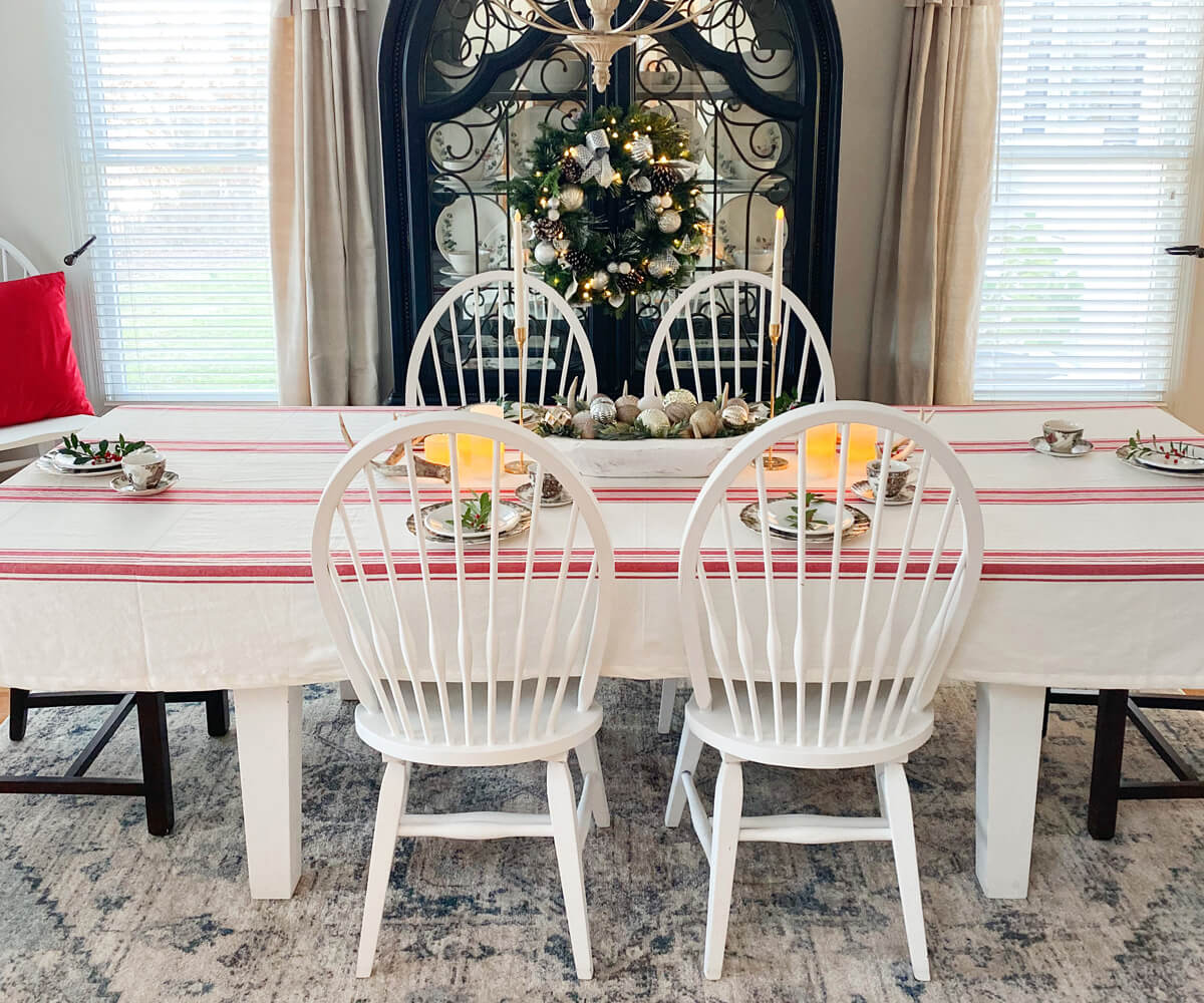Cotton Striped Tablecloth - Rectangle Tablecloths