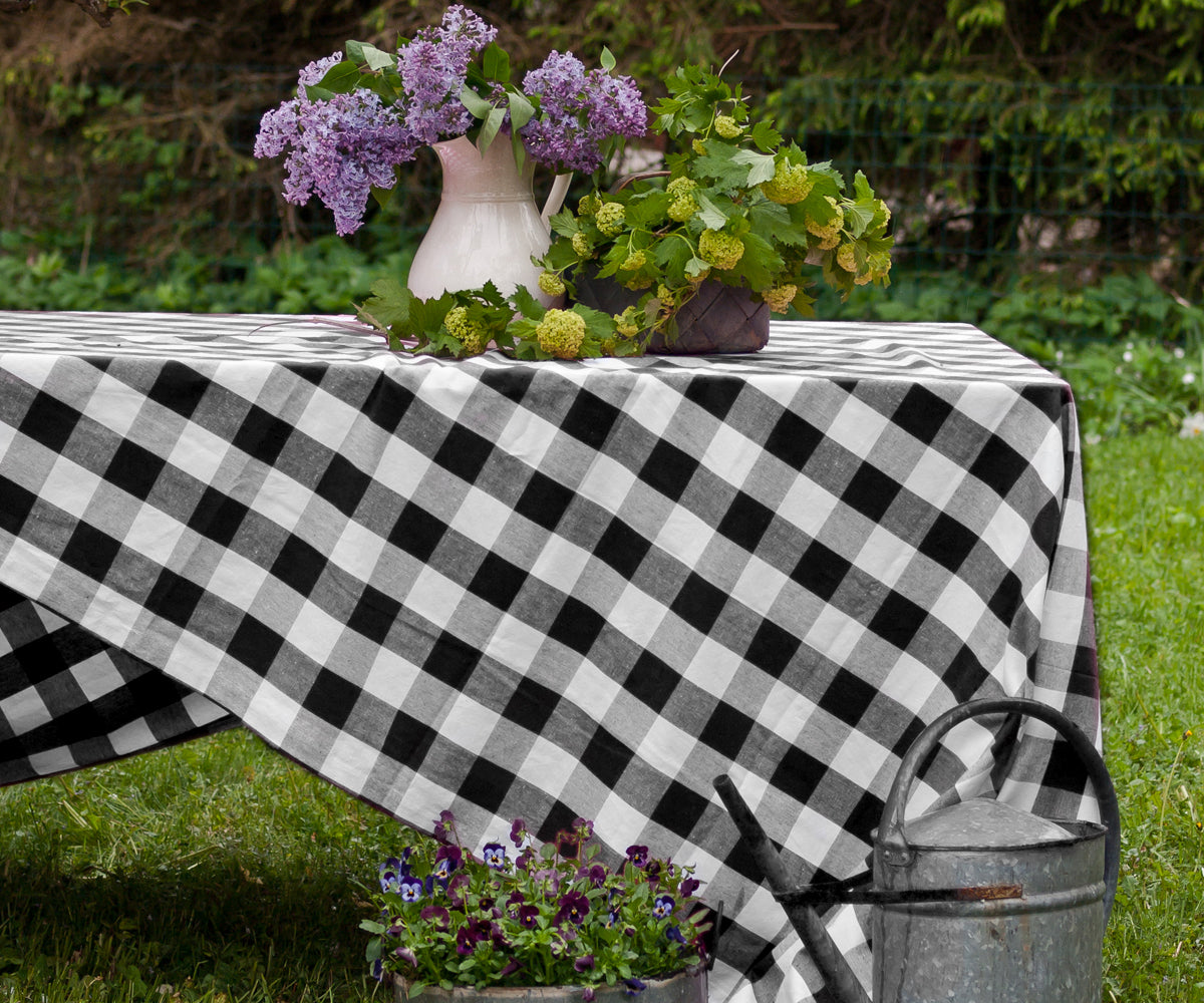 Black Cloth Tablecloth