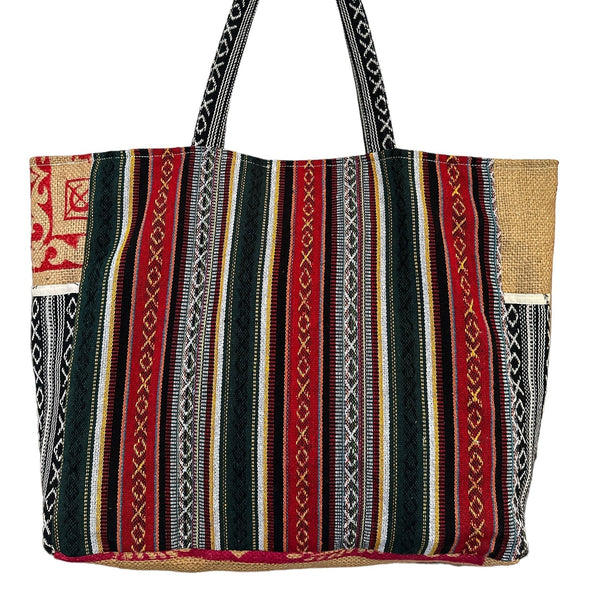 Recycled Travel Tote Delhi Rice Love