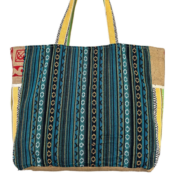 Recycled Travel Tote Goa Rice Love