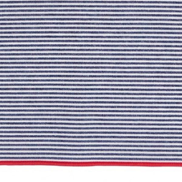 Navy Blue and White Striped Placemats