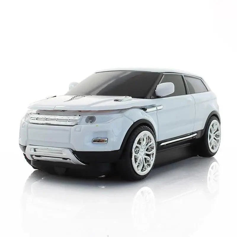 Red Car Shaped 2.4G Wireless Mouse Cool SUV Sport Car Mouse Gamer 1600 DPI Optical Mice Modern Cordless Office School Mice For PC Computer Laptop