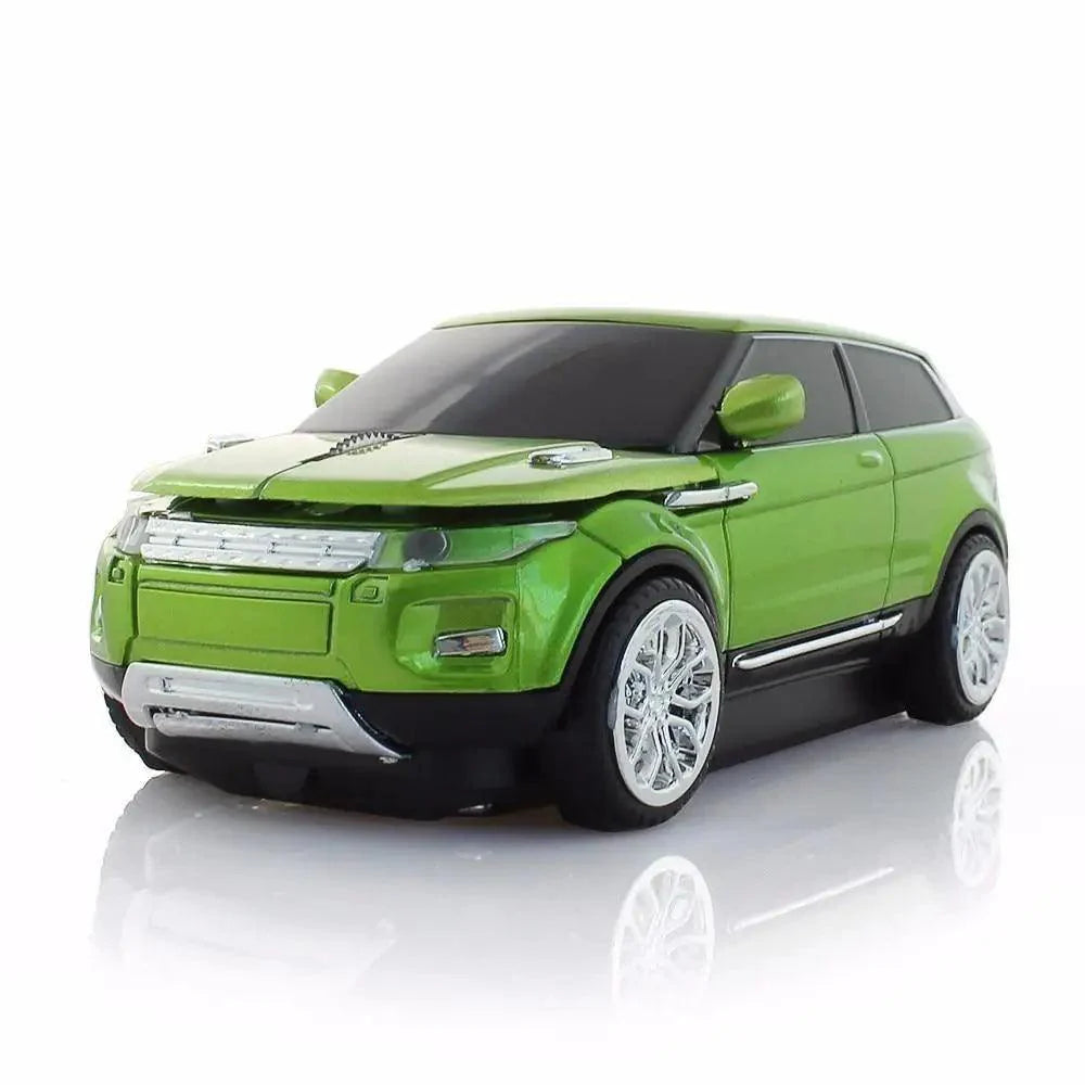 Red Car Shaped 2.4G Wireless Mouse Cool SUV Sport Car Mouse Gamer 1600 DPI Optical Mice Modern Cordless Office School Mice For PC Computer Laptop
