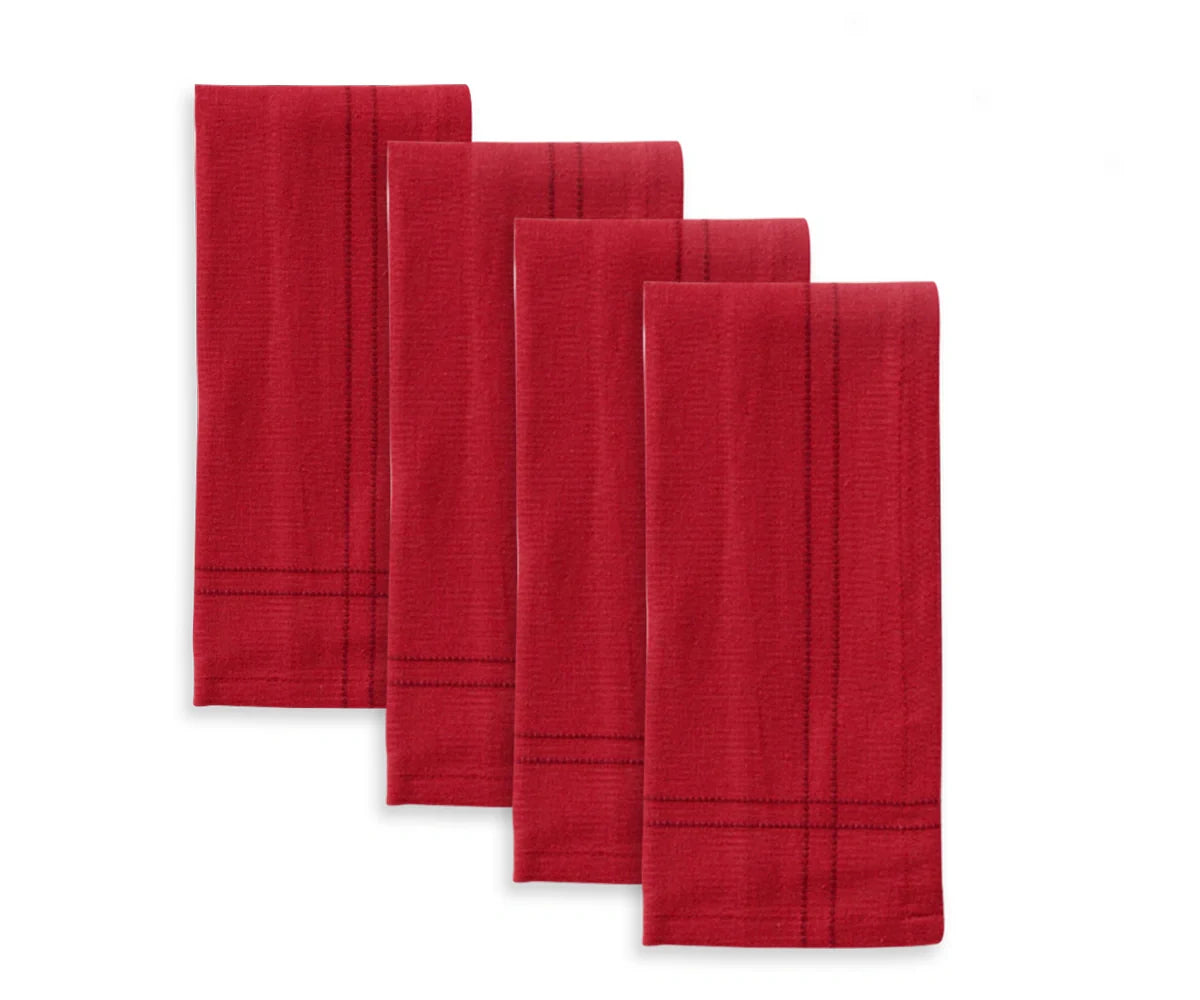 Festive Red Table Napkins