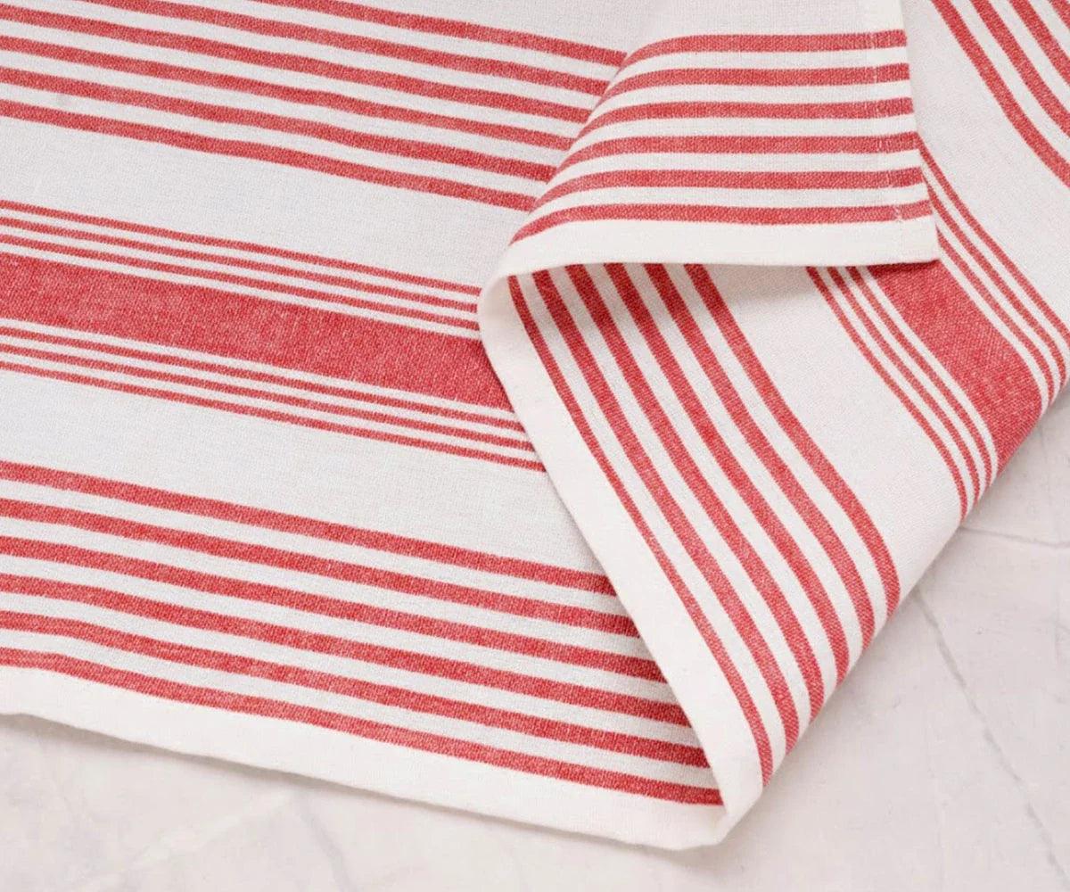 Red Kitchen Towels Set of 6