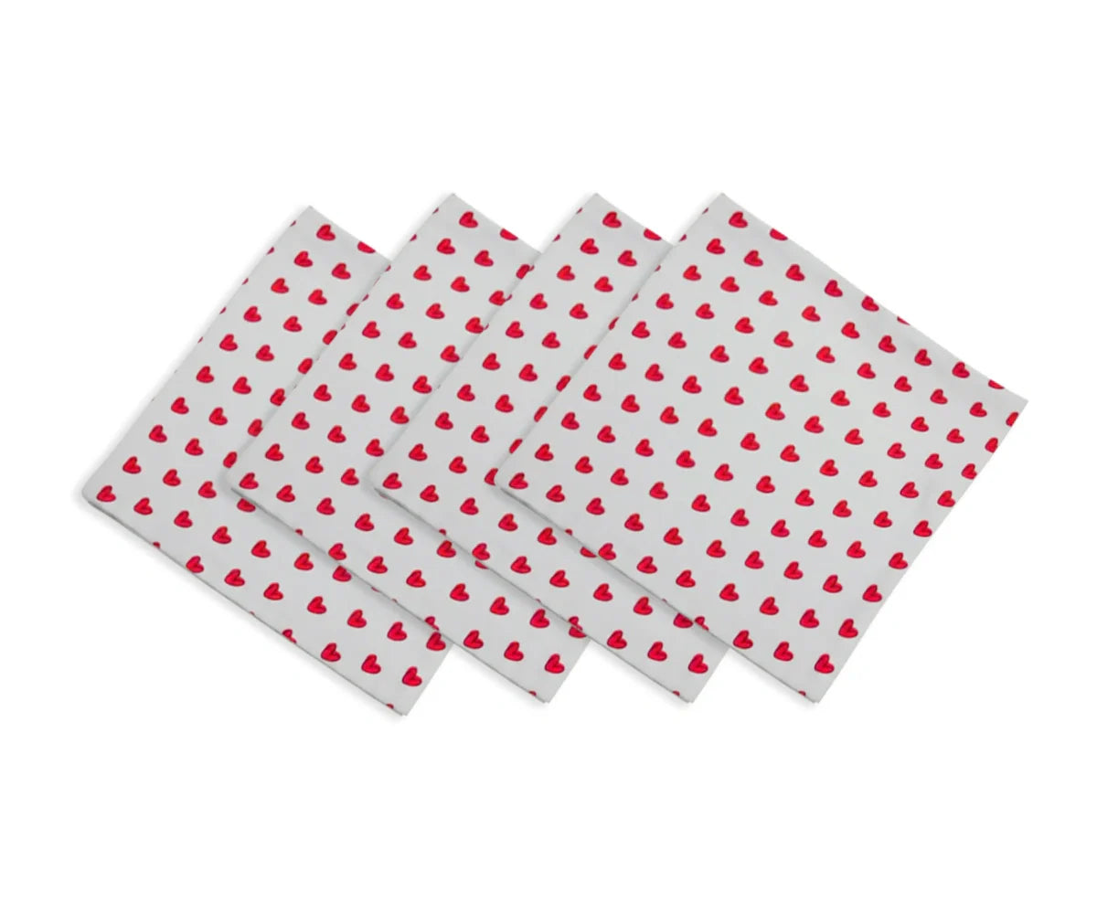 Heart Shaped Napkins