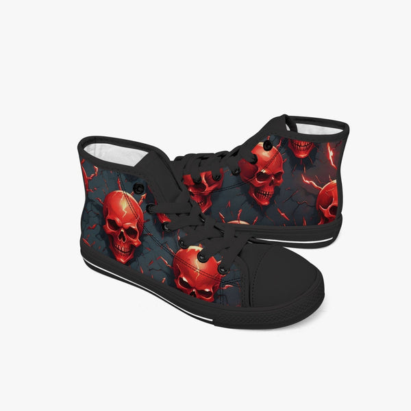 Red Skull Kids High Top