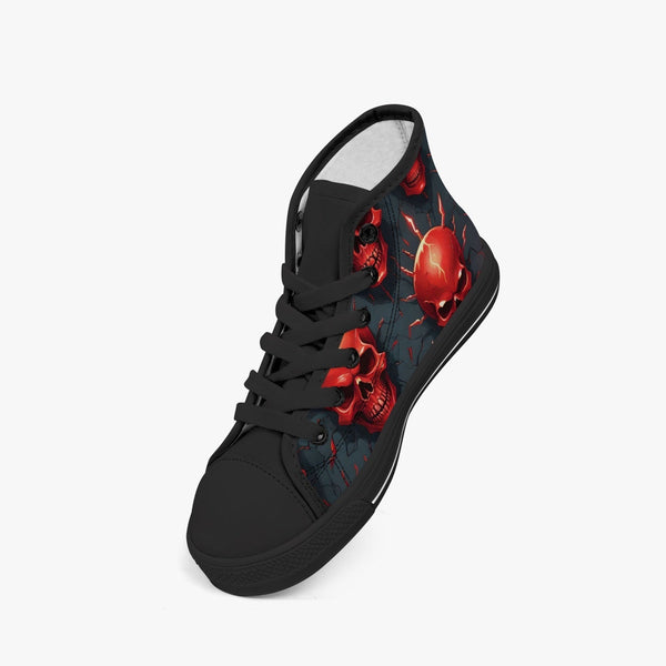 Red Skull Kids High Top