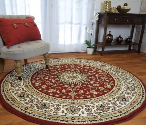 Red Traditional Oriental Medallion 8x10 Area Rug Carpet 2x3 Mat 5x7 Rugs
