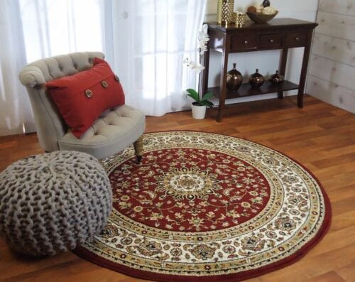 Red Traditional Oriental Medallion 8x10 Area Rug Carpet 2x3 Mat 5x7 Rugs