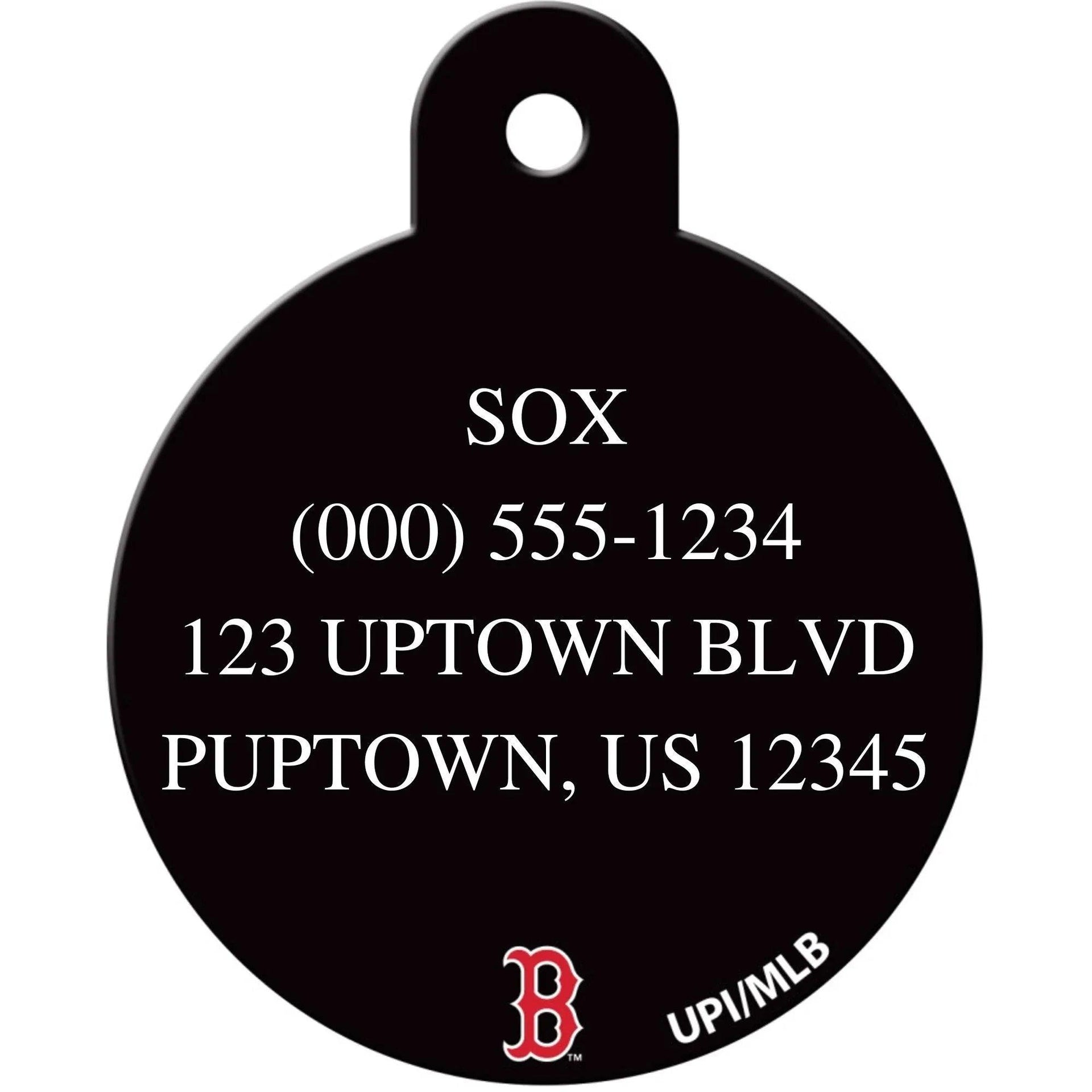 Boston Red Sox MLB Pet ID Tag - Large Circle - Gifts for You 'n Me