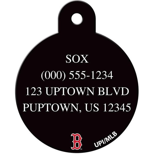 Boston Red Sox MLB Pet ID Tag - Large Circle - Gifts for You 'n Me