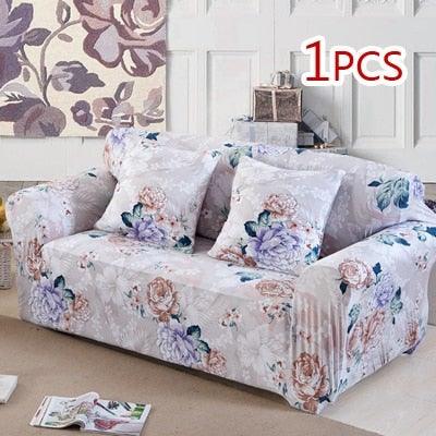 Refreshing Style Slipcover Sofa Cover Sectional Elastic Couch Case For Different Sofa All-Inclusive Slip-Resistant Living Room Stretch Loveseat Slipcover Washable Furniture Protector