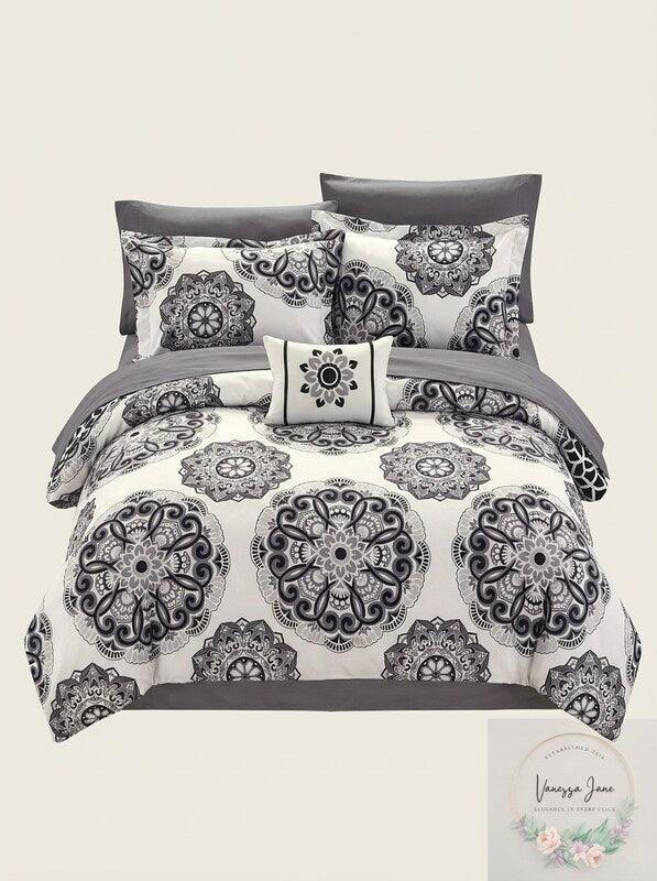 Chic Home Barcelona 6-PC Twin Midweight Reversible Comforter