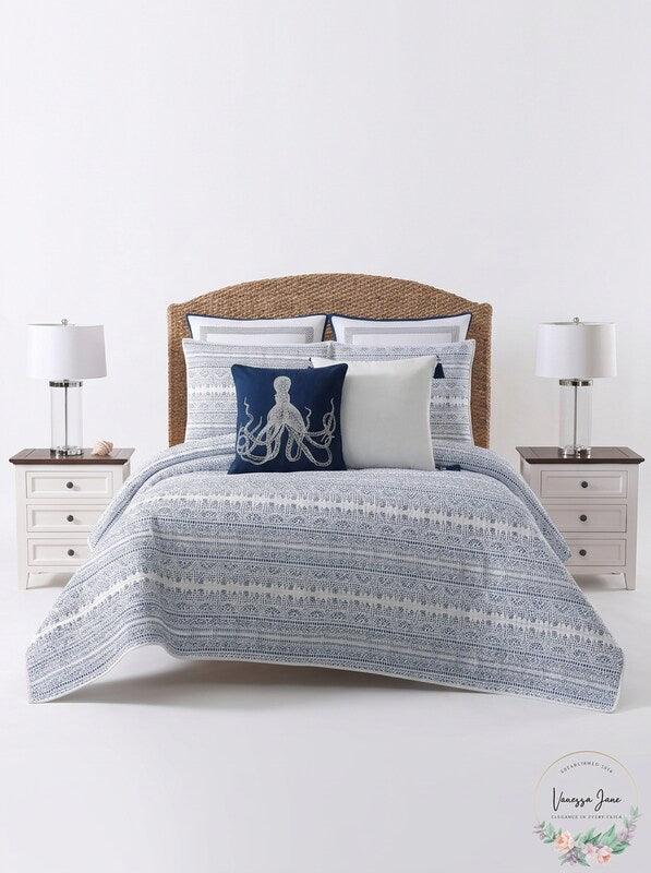 Oceanfront Resort Reef Point Printed 3 Comforter Set, Twin – Twin XL
