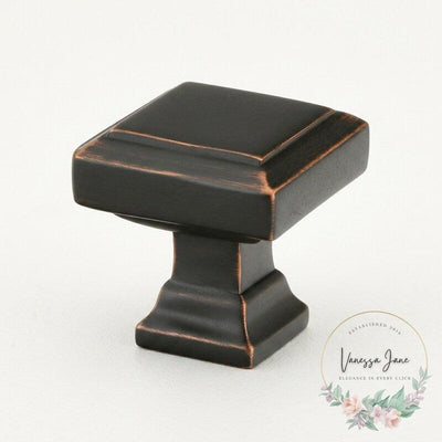 Emtek 86296 American Designer 1-5/8 Inch Square Cabinet Knob