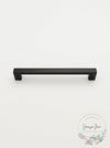 Emtek 86166 Trail 12 Inch Center to Center Handle Cabinet Pull Flat Black - OS/Black