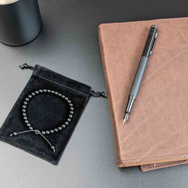 Black Onyx Tasbih Bracelet | Men's Misbaha - 33 Beads, 5mm