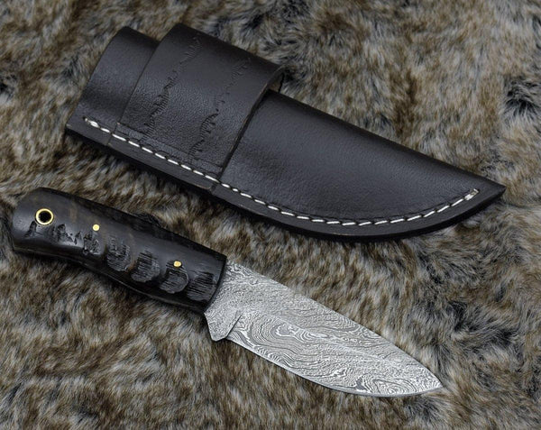 Resonance Every Day Carry Knife with Ram Horn Handle - Gifts for You 'n Me