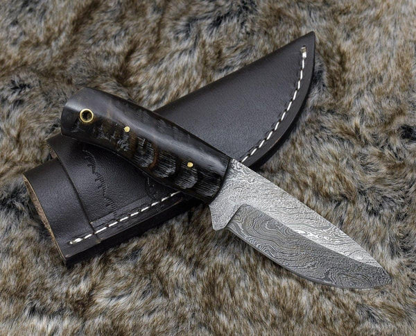 Resonance Every Day Carry Knife with Ram Horn Handle - Gifts for You 'n Me