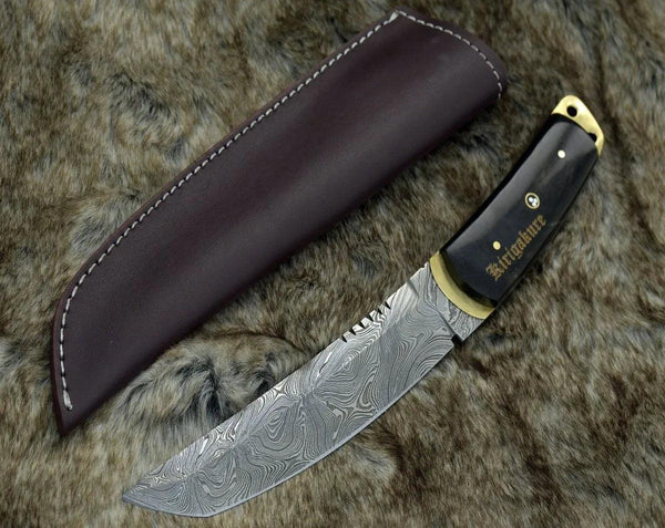 Resonance Every Day Carry Knife with Ram Horn Handle - Gifts for You 'n Me