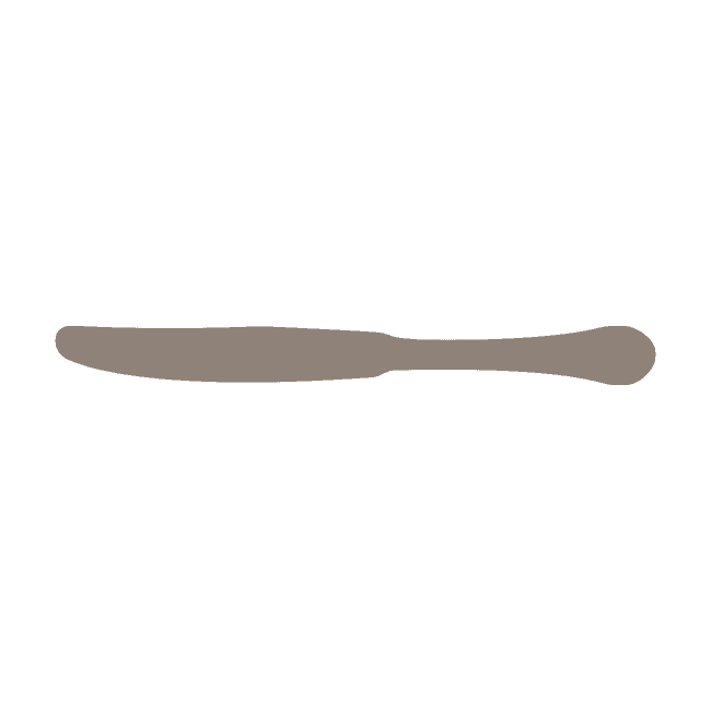 Corby Hall Aspen Restaurant Knife | Solid Handle | Mirror Finish: 3951