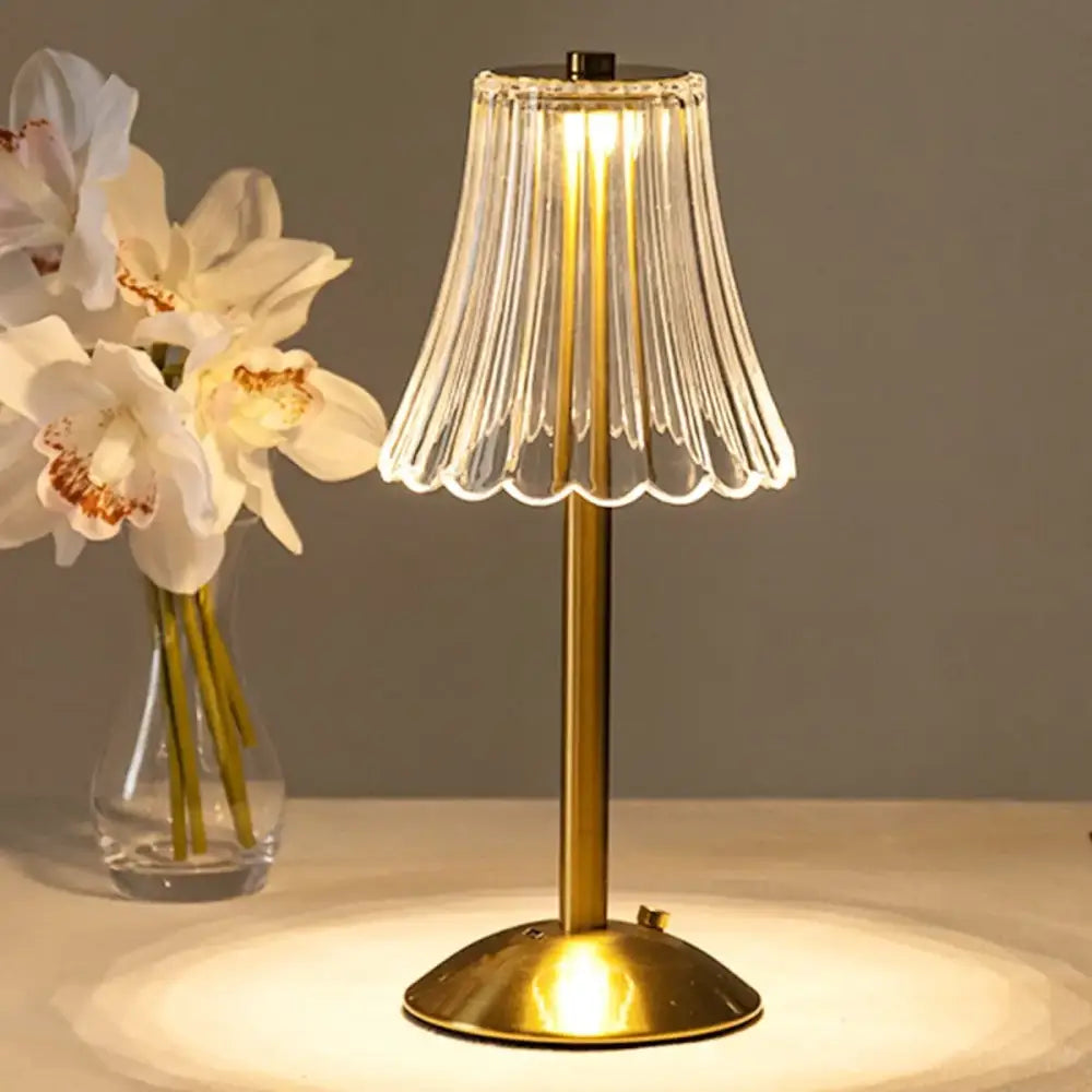 Retro Crystal LED Night Light | Modern Interior Lighting