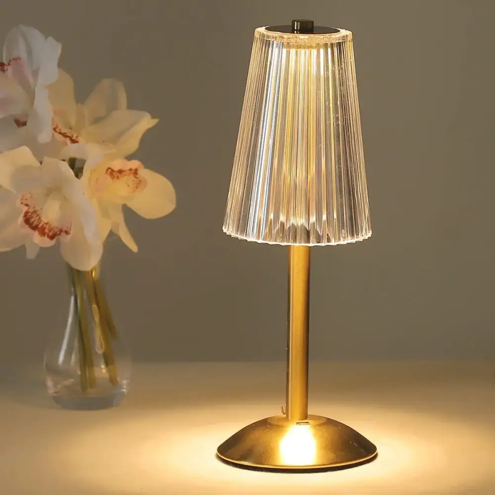 Retro Crystal LED Night Light | Modern Interior Lighting
