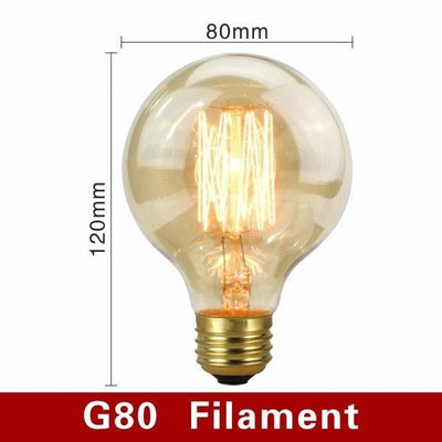 Retro Edison Bulb Light Bulb Filament Vintage Incandescent Spiral Lamp Eye Protection Led Filament Bulb  Edison Bulb Equivalent Decorative Lights Bulb For Home Bedroom
