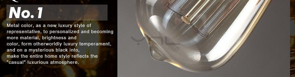 Retro Edison Bulb ST64 A19 T45 G80 G95 G125 Incandescent Light Bulb E27 220V 40W filament bulb lighting tubes Edison