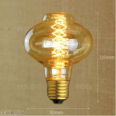 Retro Edison Lamp Bulb Vintage Light Ampoules Decoratives Incandescent Bulb Round Decorative Vintage Style Old Fashioned Incandescent Light Bulbs Light For Holiday Christmas Party