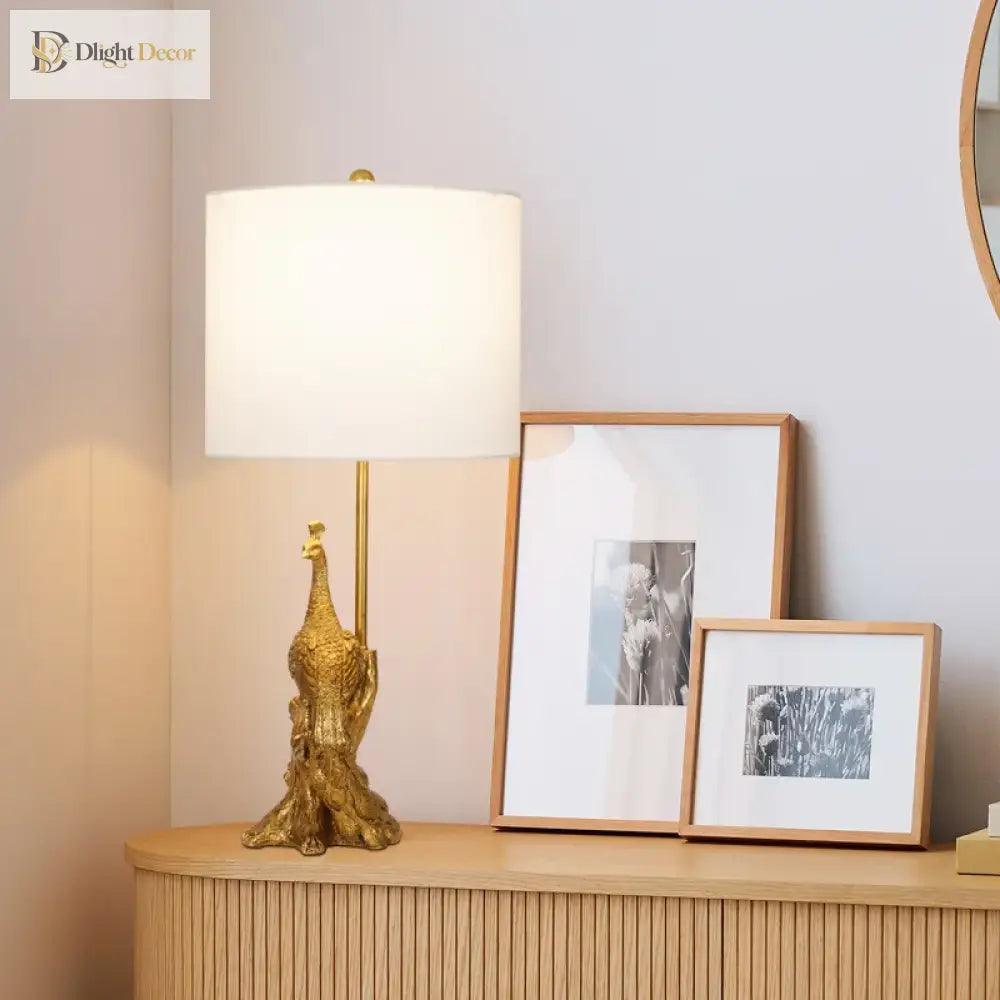Retro LED Desk Lamp | Modern Bedroom & Bedside Lighting