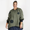 Retro long sleeved stand up collar trench coat for women loose and fashionable stylish zipper cardigan